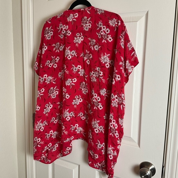 Loft Floral Red Kimono size xS/s - Picture 6 of 6